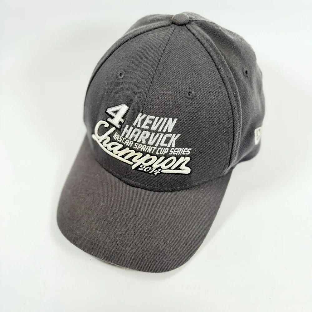 Kevin Harvick 2014 NASCAR Champion Hat New Era 39THIRTY Gray‎ Size Large X-Large